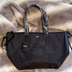 BOTKIER BLACK CANVAS TOTE